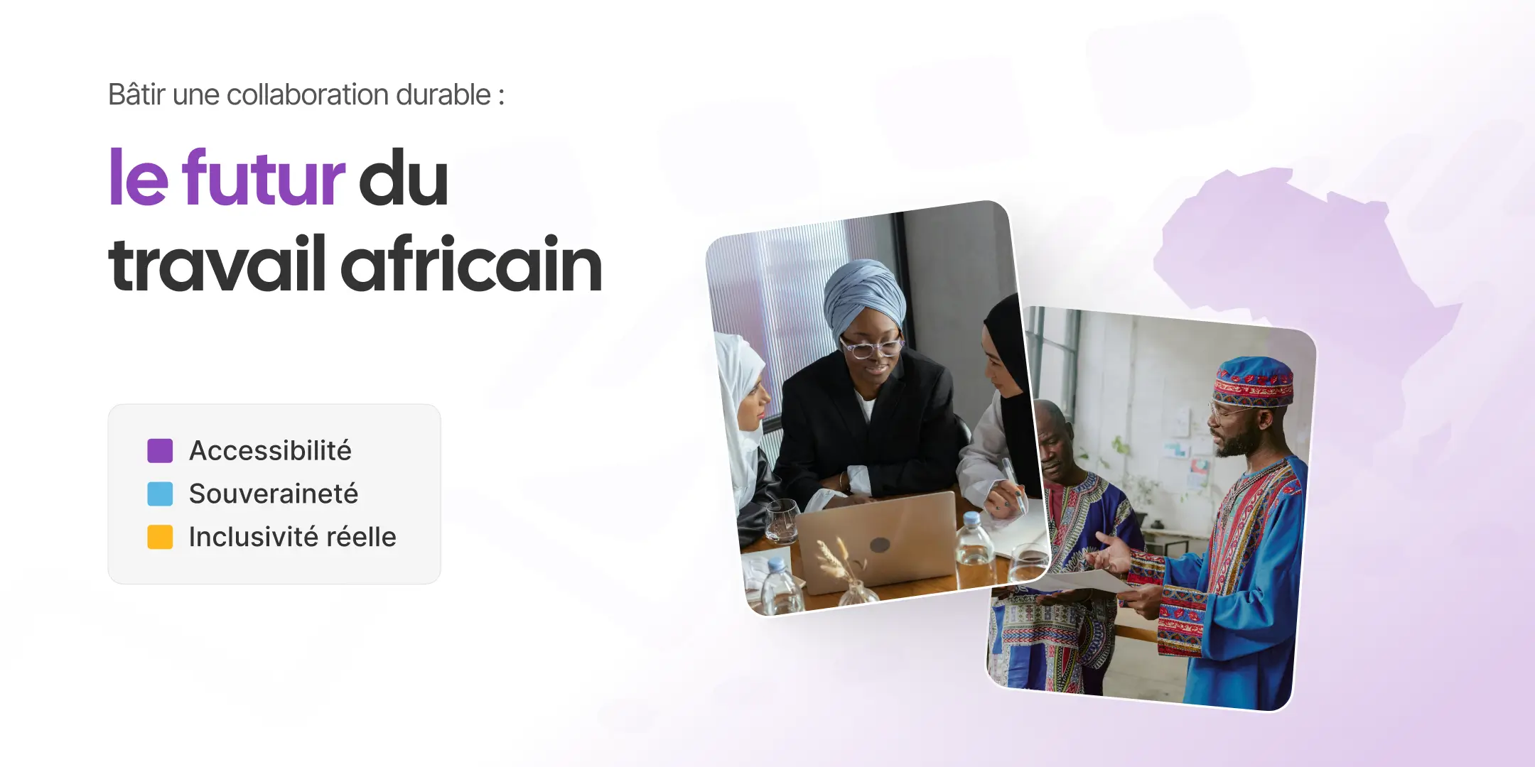 Cynoia blog cover: 'Batir une collaboration durable — le futur du travail africain'