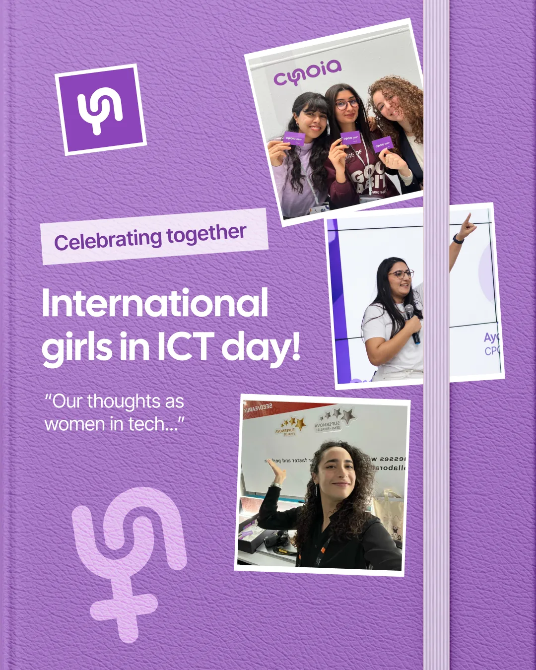 Cynoia post: celebrating International Girls in ICT Day