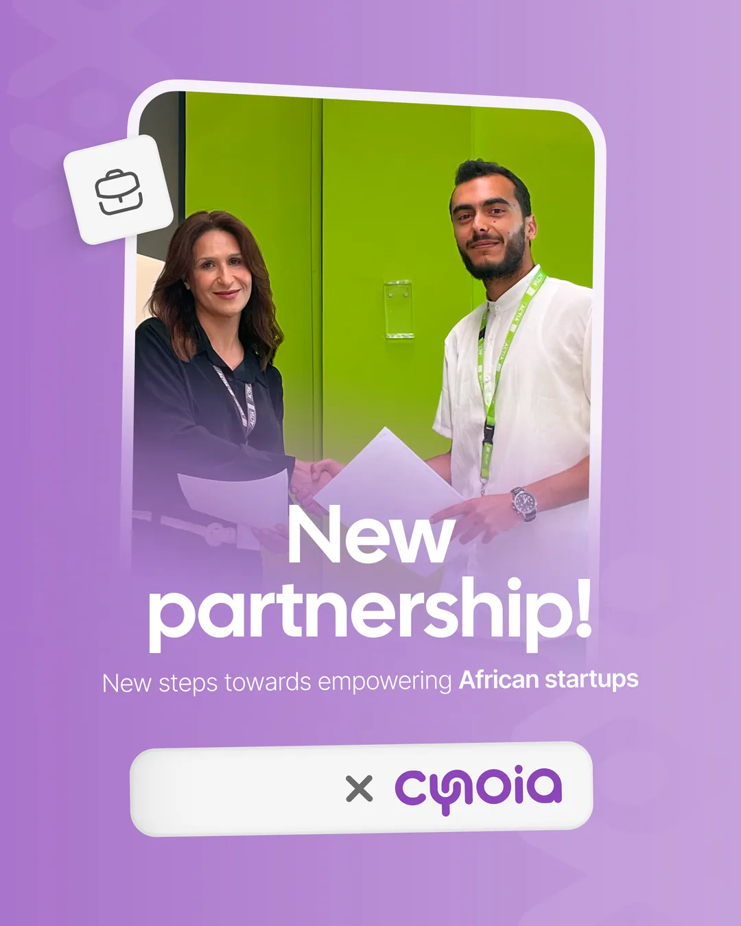 Cynoia post: new partnership, new steps towards empowering African startups
